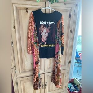 Bon Jovi Original Graphic Tee designed by Karisfashion w 1 of a kind style $360